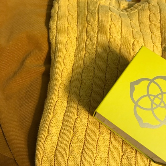 Lauren Ralph Lauren yellow sweater. Cheery! - Picture 4 of 4